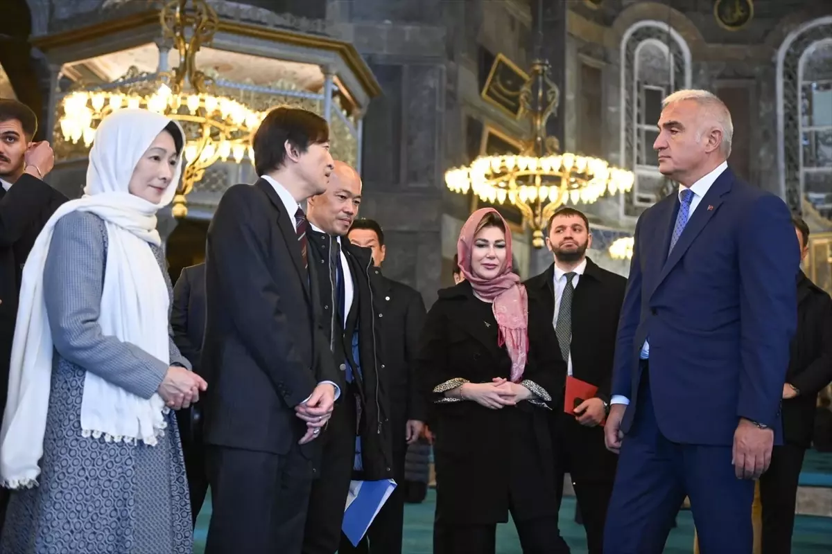 Japonya Veliaht Çifti Ayasofya’yı Ziyaret Etti