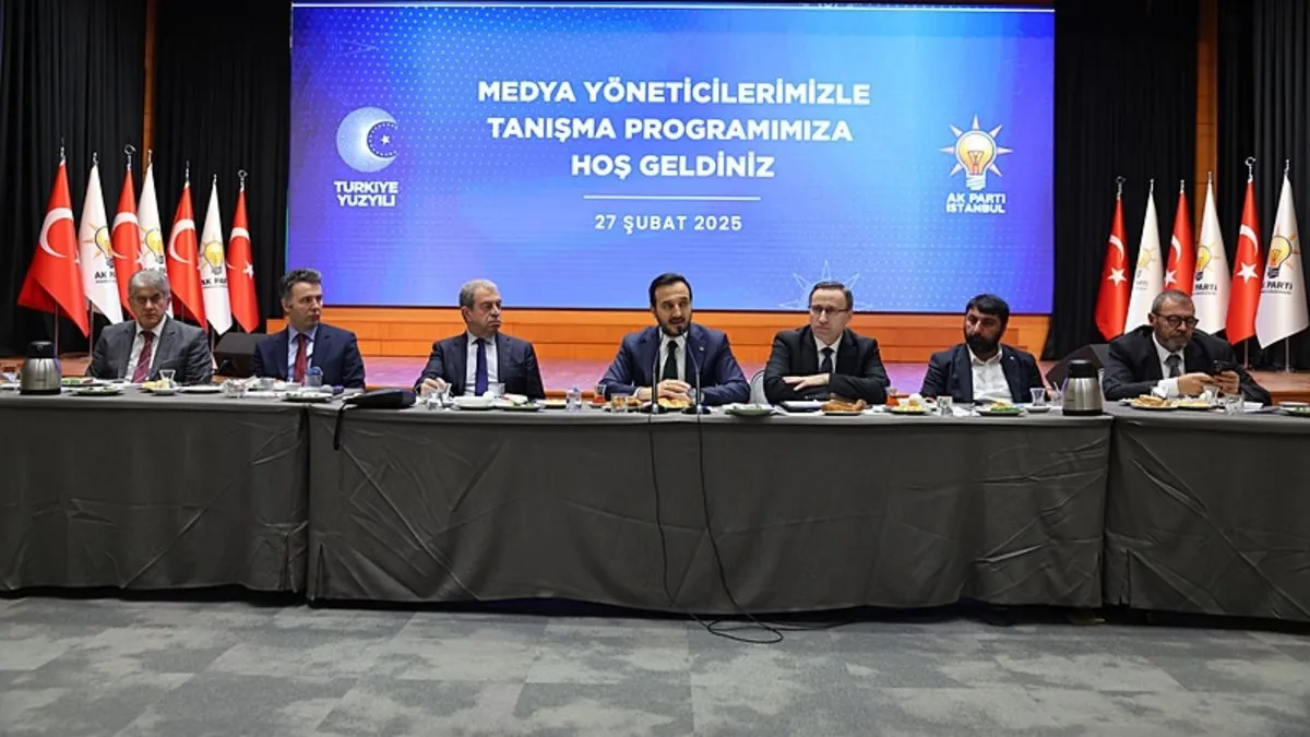 AK Parti İstanbul İl Başkanı Abdullah Özdemir medya temsilcileriyle buluştu