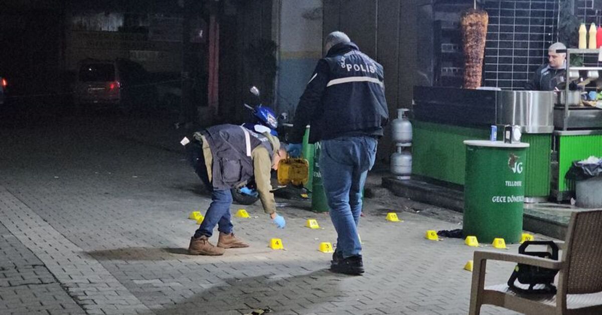 Gece dönercisine tabancalı saldırı