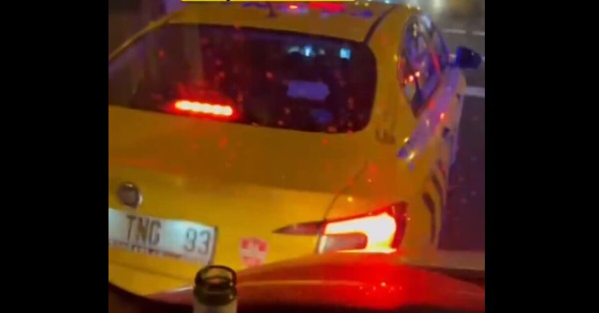 Hasta taşıyan ambulansa yol vermedi