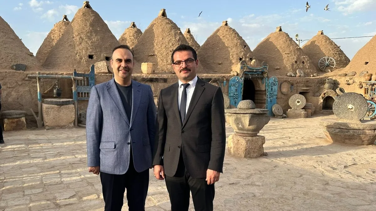 Sanayi ve Teknoloji Bakanı, Harran’ı ziyaret etti